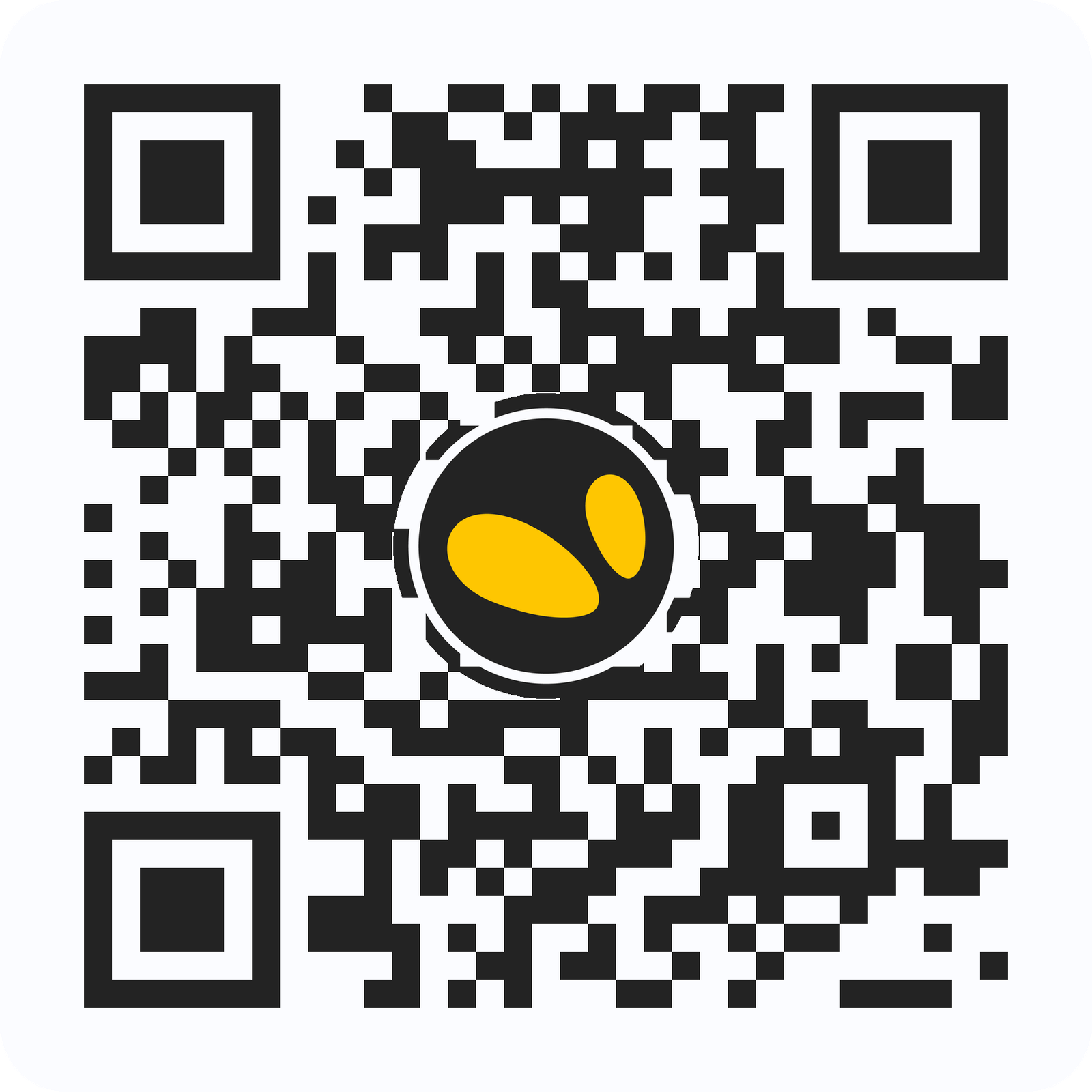 QR code to download the BeeHive app